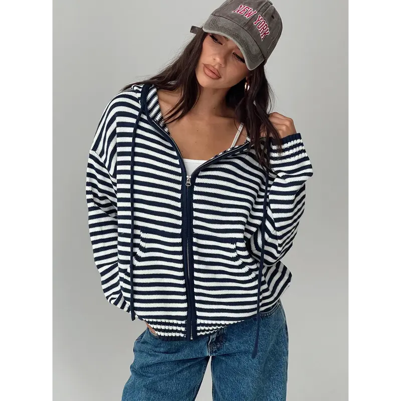 Brienna Zip Jacket Navy