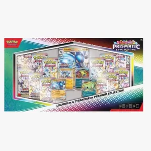 Prismatic Evolutions Lucario ex & tyranitar ex