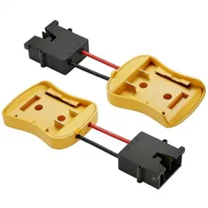 2 Packs For Dewalt 20V Battery to Power Wheel Adapter Kit with Fuse & 12AWG Wire for DIY RC Cars & Ride-On Toys, Stable Power Converter for Electric Vehicle Mods