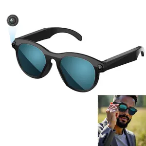 AI Smart Glasses ,Real -Time Translation with 2MP Camera Video Recording / Display AI Voice Assistant Ai Object Recognition Hands-Free Call Music Control Smart Glass 40g Ultra-Lightweight for Men Women Kids