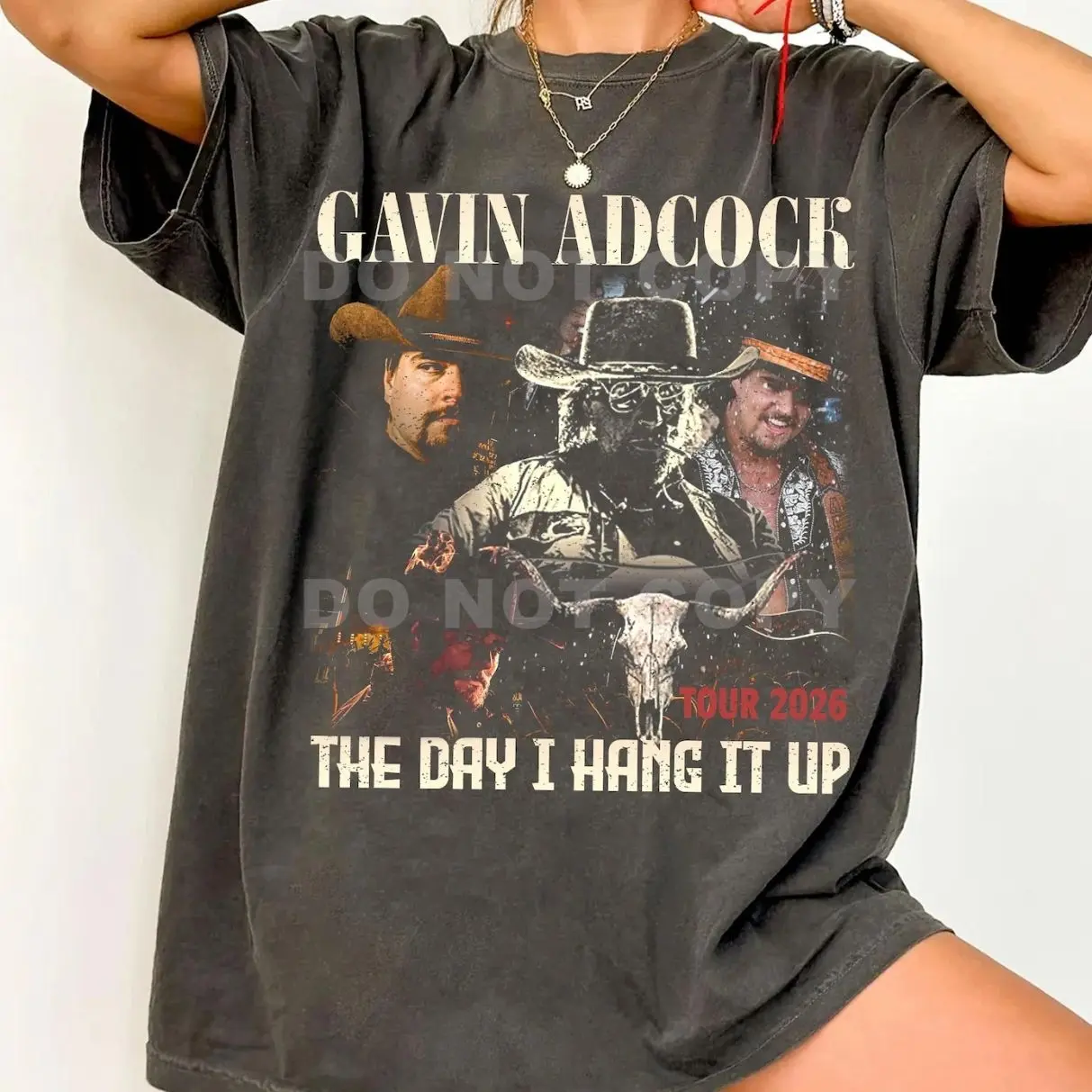 Comfort Colors Gavin Adcock The Day I Hang It Up Tour 2026 T-Shirt MRJ