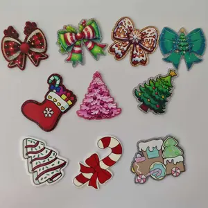 12pcs/bag  Randomly Shipped Christmas  Acrylics Flatbacks for DIY Craft