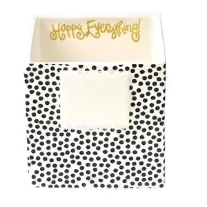 Black Dot Mini Nesting Cubes - Medium