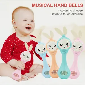 Baby Music Sensory Teether Rattle Toy for Child 0-12 Education Mobile Cot Kids Bed Bell Newborn Stroller Crib Infant Pacifier Weep Tear