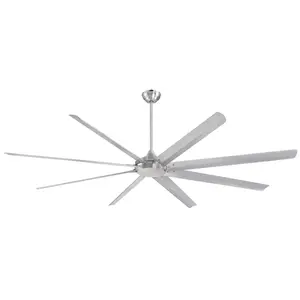 Westinghouse  100 in. Brushed Nickel DC Motor Indoor Ceiling Fan with Aluminum Blades