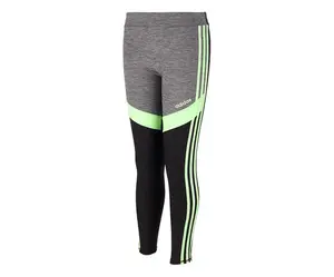 Adidas Colorblocked Melange Leggings Girls Active Pants