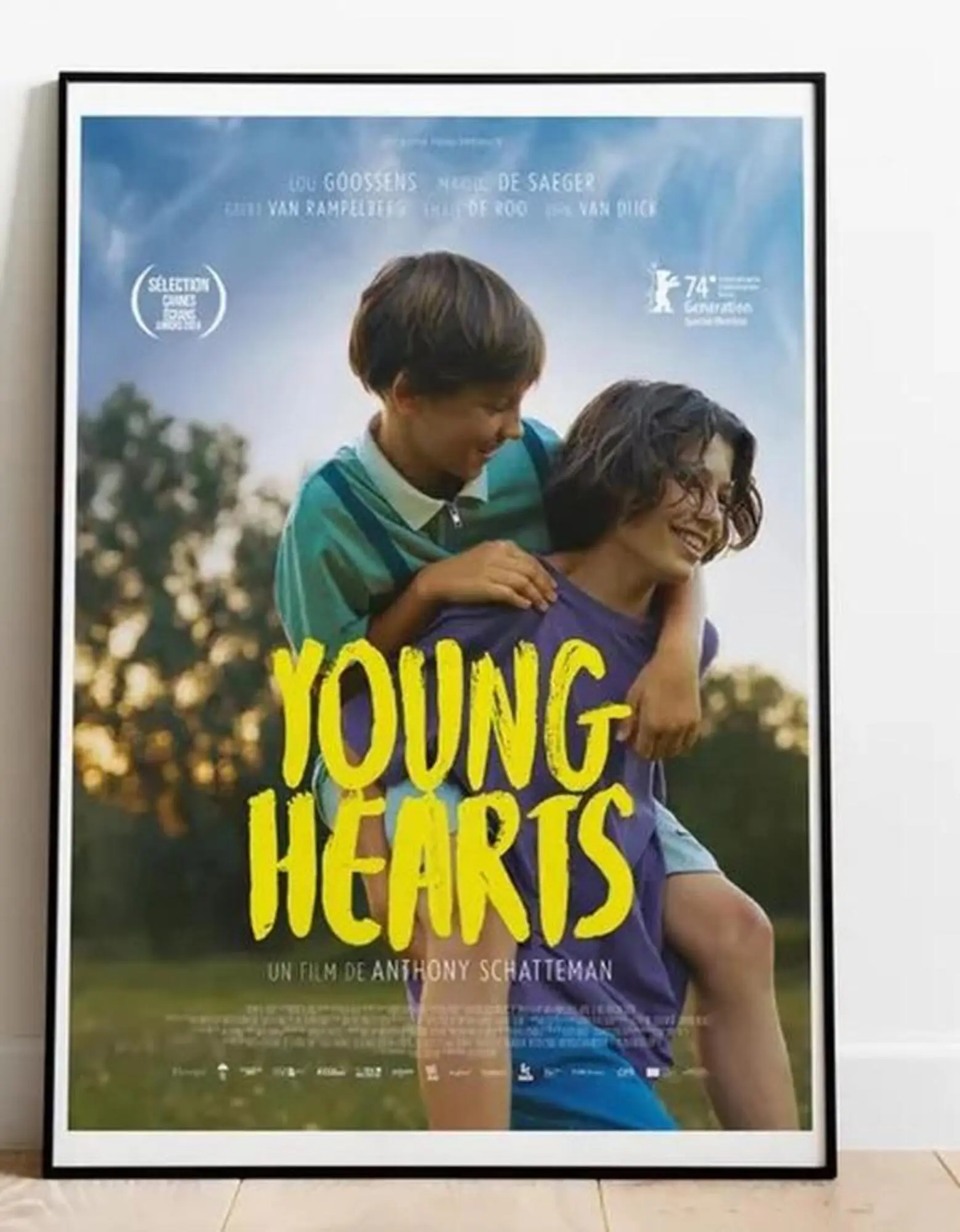 [Up to 50% Sale] 2024 Young Hearts by Anthony Schatteman Love Fantasy Music Theme Graphic Movie Poster Photo Print - 12x18 Inches Eco-Friendly, Sustainable, Fade-Resistant Luster Paper Wall Decor (Home Supplies)