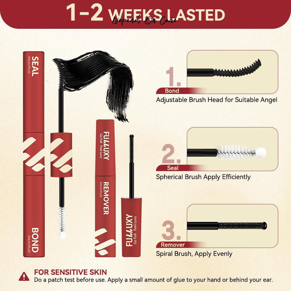 Fulluxy Diamond Stack | Classic Full Volume Lashes | DIAMOND STACK Kit Fluffy, Long-Lasting & Easy DIY | Complete Set with Glue Remover & Tweezer for Beginners | One Layer = Bold, Luxe Volume