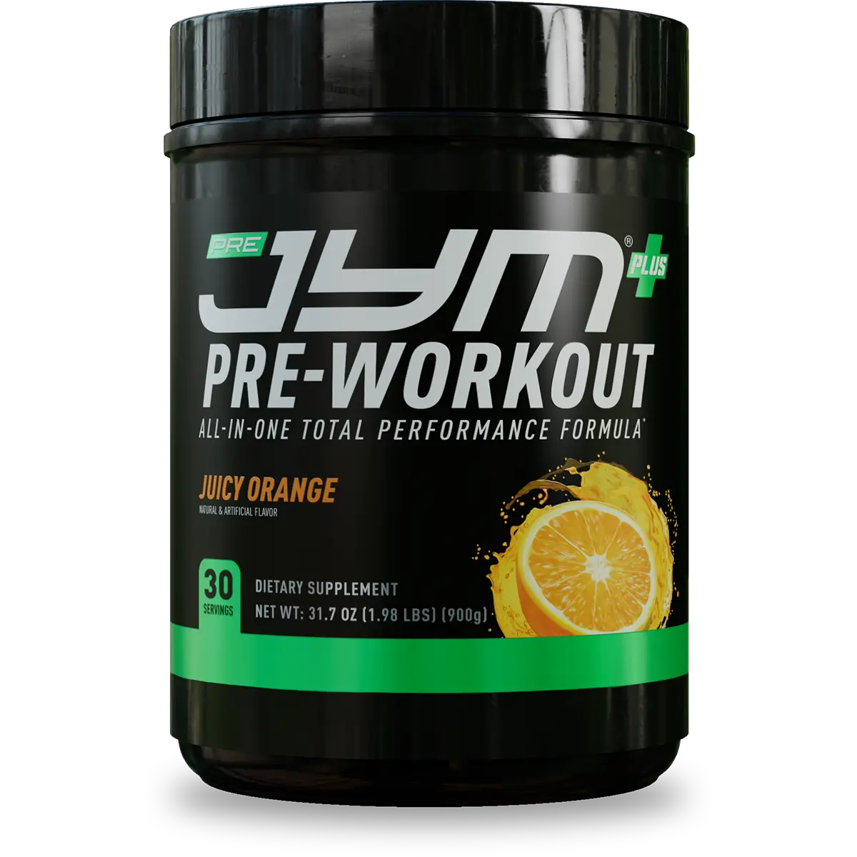 Pre JYM Plus Pre-Workout - All-in-One Performance Formula with Elevated Nitrates & Creatine for Enhanced Pumps and Strength