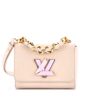 Pre-owned Louis Vuitton Leather Shoulder Bags Chunky Chain Twist Bag Epi MM by Rebag
