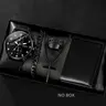 Men's Business Fashion Watch & Jewelry Set, Including Round Dial Watch, Chain Bracelet, Pendant Necklace and Ring, Trendy Versatile Exquisite Set for Birthday Gift, Accessory Set