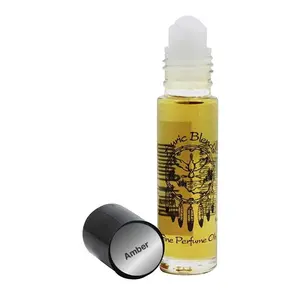 Auric Blends Amber Roll‑On Perfume Oil 0.33 oz – Alcohol‑Free & Vegan