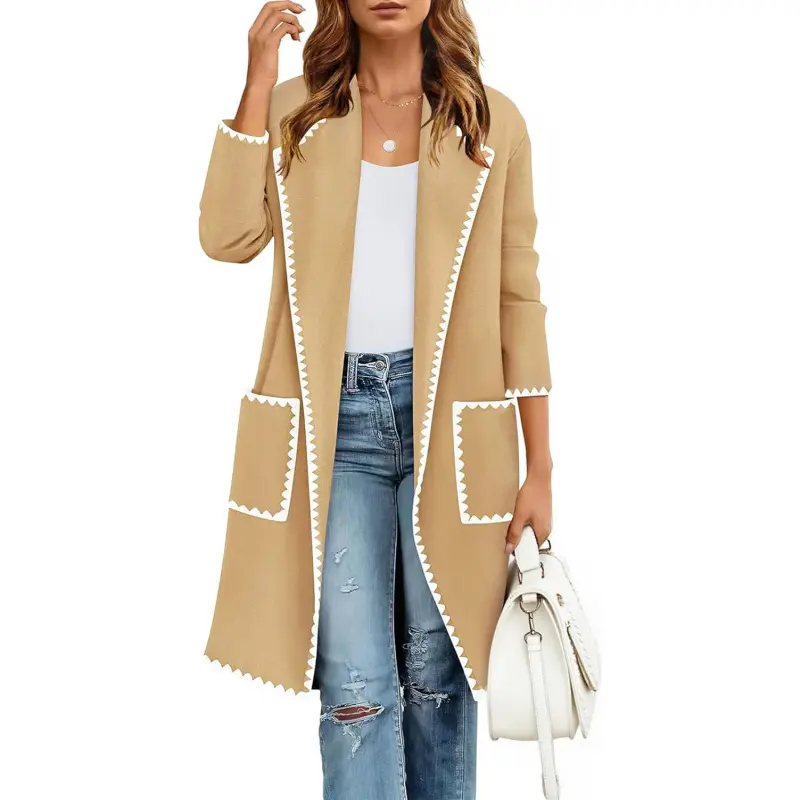 Season-end sale Women's Long Cardigan Sweaters, 2026 Fall Fashion Casual Knit Open Front Coatigan Jacket Coat Outfits