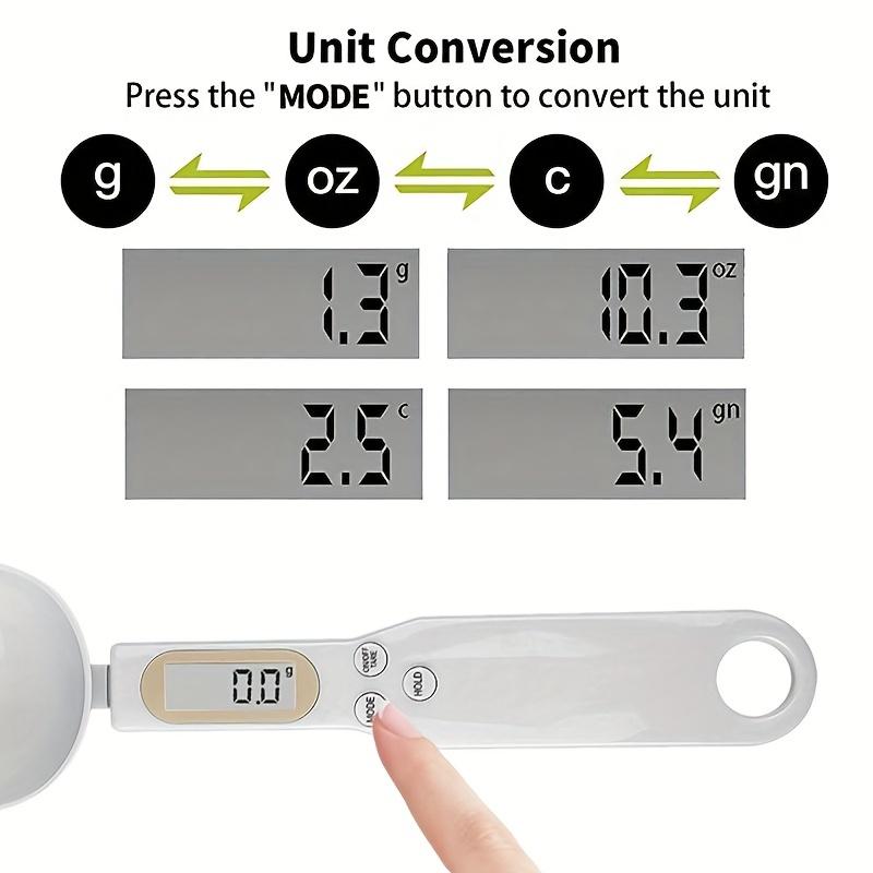 【FaddishDeal】500g / 0.1g electronic measuring spoon scale, household small kitchen weighing spoon, measuring handheld, measuring utensils Cover, food scale