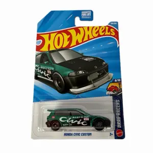 Hot Wheels Honda Civic Custom Super Treasure Hunt STH Green With Protector