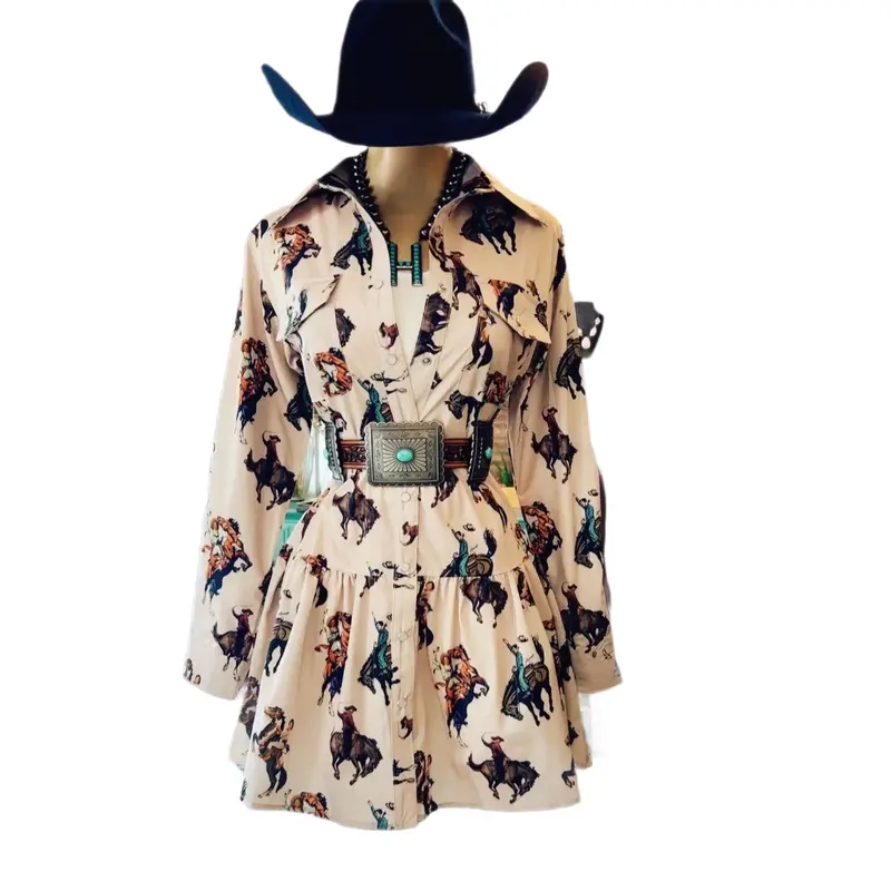 cowboy themed bridesmaid dresses Cowboy Wedding Dress 2 Pieces Long Sleeves Rustic Lace Elopement Mermaid Bridal Gown for Bride AWD2032 main image 1