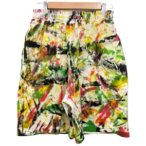 Pre-owned Celine Cotton Small Leather Goods Tie dye Shorts