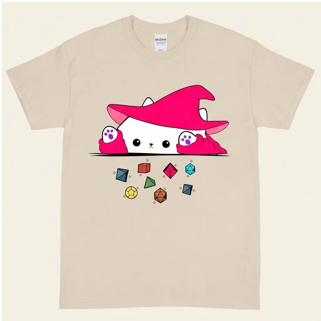 Cat throwing dice shirt,  dnd shirt, unisex shirt