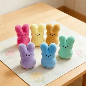 6-Piece Easter Bunny Plush Set, Holiday Party Decoration Ornament, Home Decor & Festival Gift for Friends