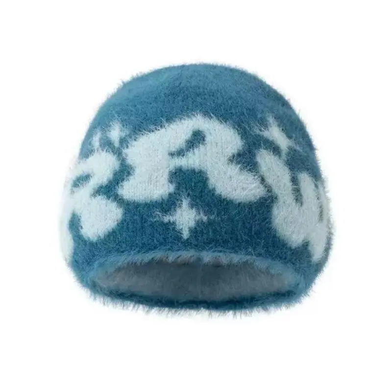 Unisex Acrylic Knit Beanie Set - 1 Size, Letter Print  display picture 1