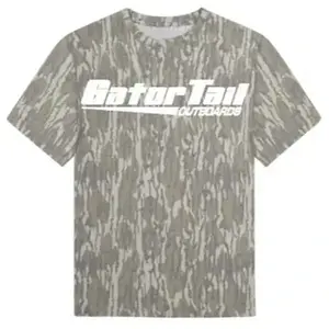 Mossy Oak Gator Tail Outboards Vintage Bottom Land Shirt, White Washed Out Camo Tee 3D, Gift for Him, Gift for Dad, Shirt 3D Camo, Style Tee 3D Camo