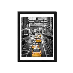 12x16 Frames Display 11x14 Picture with Mat or 12 x 16 Photo Without Mats Black Picture Frames Wall Art for Living Room and Office Wall Mounting Decor