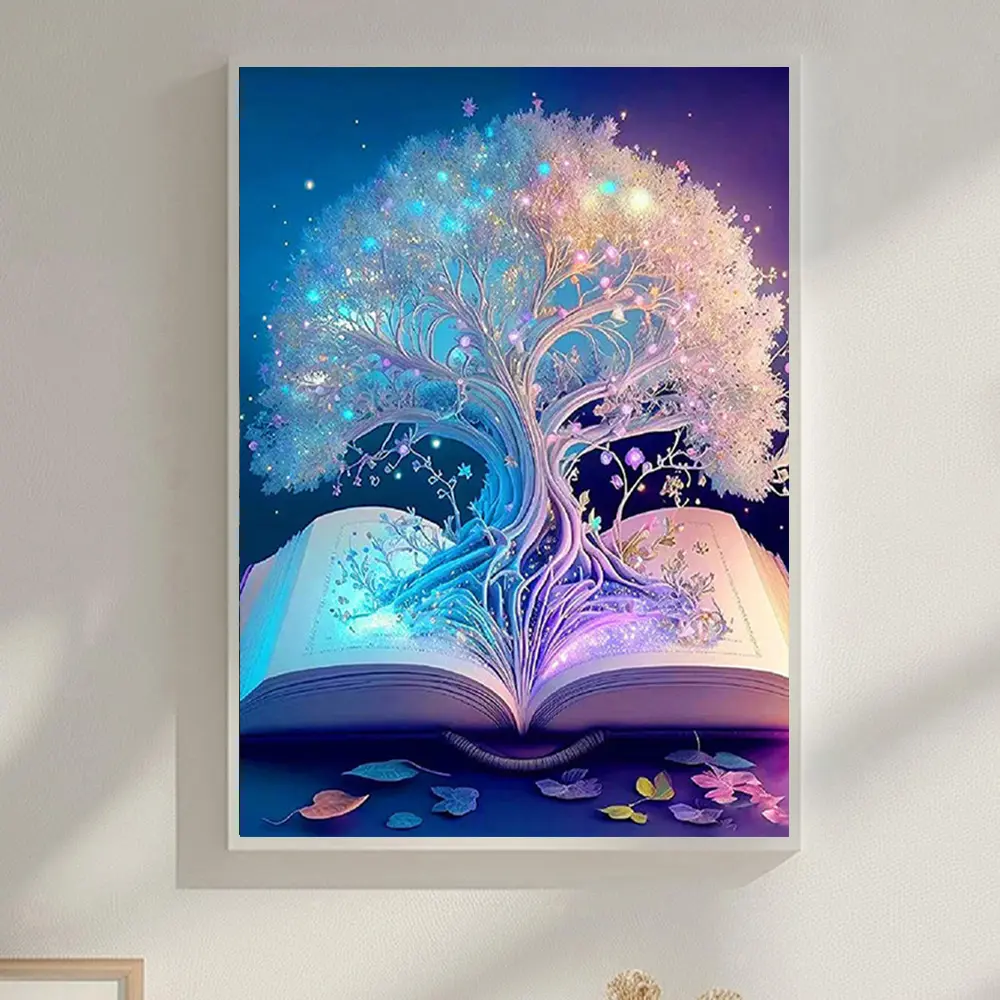 Tree of Life Diamond Painting Kits for Adults,Full Drill Diamond Art Kits for Beginners,Round 5D DIY Diamond Dots Paintings, Diamonds Pictures Gem Art and Crafts Home Decor 12x16 inch