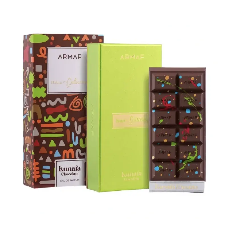 Armaf Kunafa Chocolate Dubai Delicacy EDP - Unisex Gourmand Dessert Fragrance Perfume Spray, 70ml