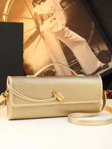 Women's Luxury Sparkling Handbag, Crossbody Long Handle Clutch, Party Evening Bag, Versatile Dress Bag for Events