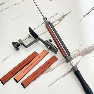 Adjustable Knife Sharpener System, Ideal for Hunting and Kitchen Knives, Durable Design, Easy-To-Use, Perfect for Home Use