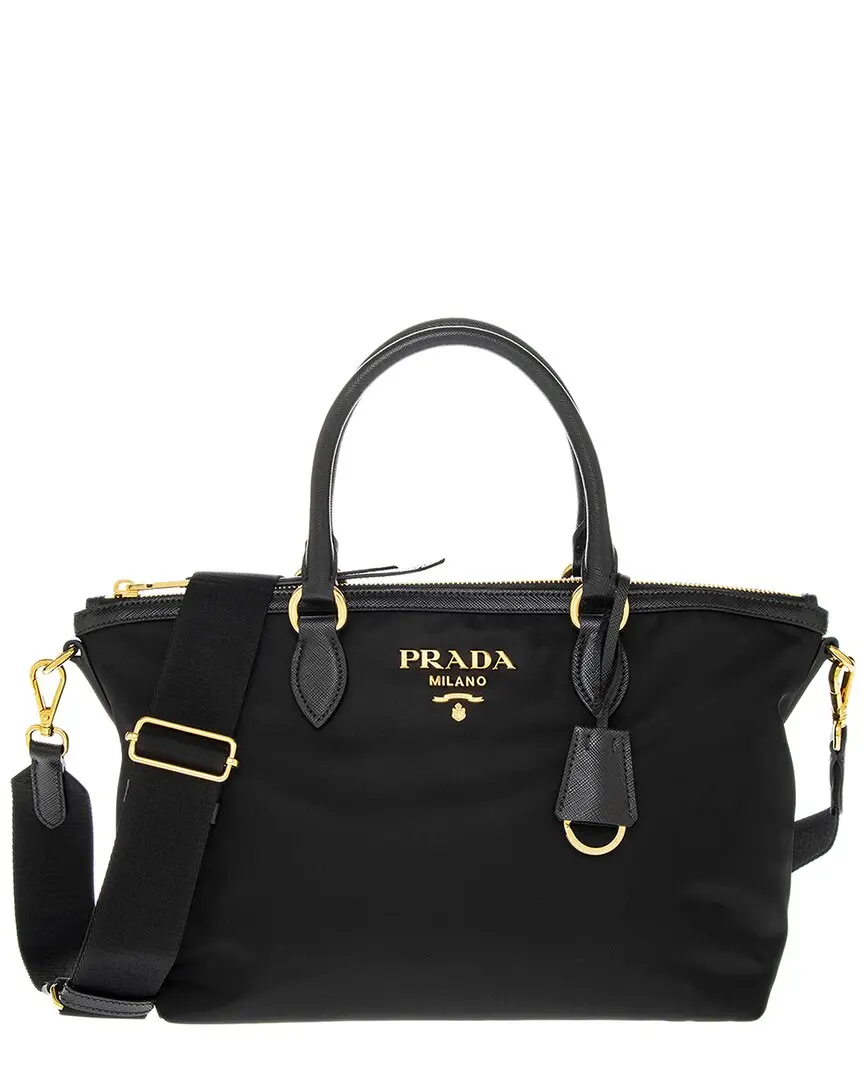 Prada Nylon & Saffiano Leather Crossbody