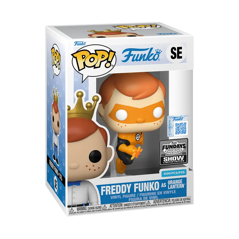 Funko Pop Vinyl Figure Freddy Funko As Orange Lantern