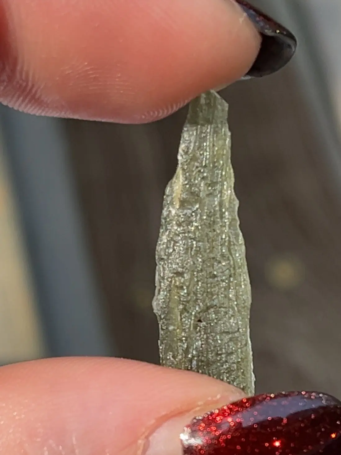 Microshift Moldavite Semi-Finished Semiprecious Stone, Jewelry Accessories & Derivatives Component