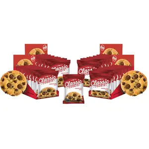 Classic Cookie Soft Baked Chocolate Chip Cookies made with Hershey's? Mini Kisses, 4 Boxes, 32 Individually Wrapped Cookies