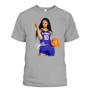 Angel Reese Tee Shirt Top Streetwear Tshirt Casual Crewneck Shortsleeve