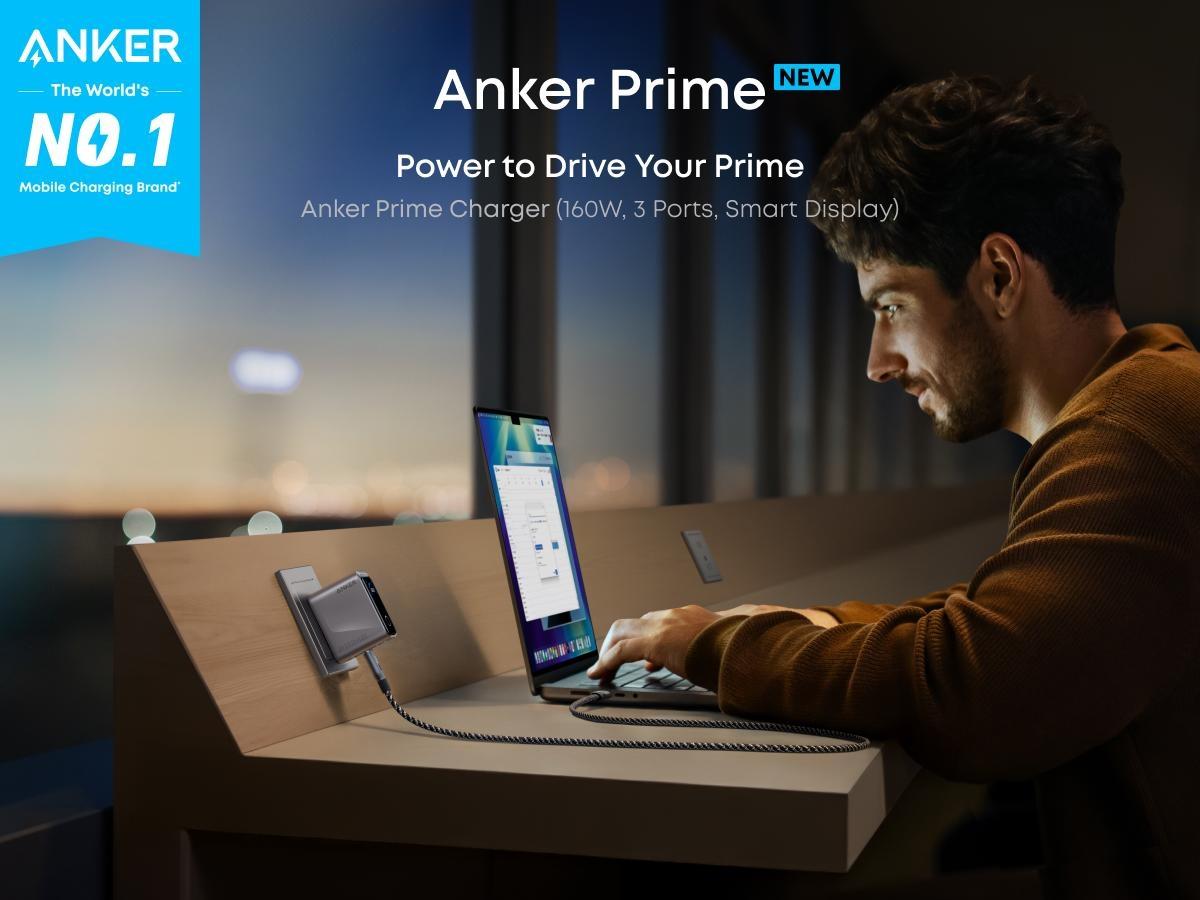 [Live Only]Anker Prime Power Bank (26K, 300W) and Anker Prime Charger (160W, 3 Ports, Smart Display)