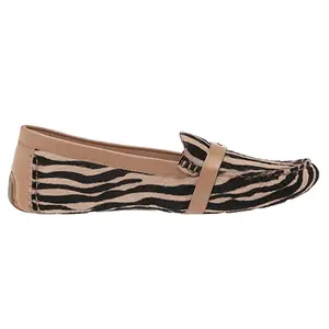 Cole Haan Womens Emely Driver Zebra Loafers Flats Casual - Brown Cole Haan Womens Emely Driver Zebra Loafers Flats Casual - Brown