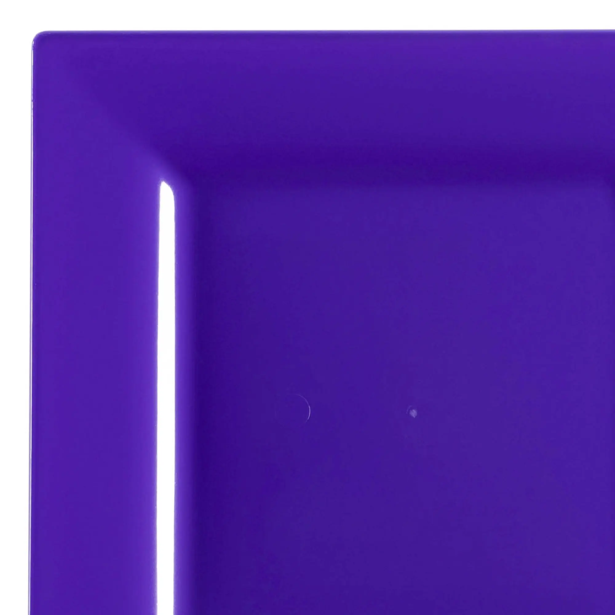 Grape Purple Square Plastic Cake Plates (6.5")