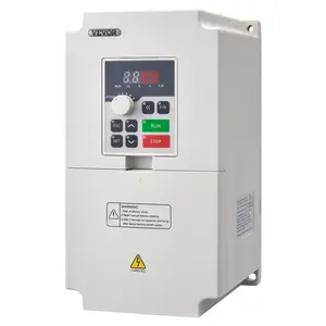 VEVOR Variable Frequency Drive, AC 220V Input 4KW Variable Frequency CNC Drive Inverter Converter, VFD 5.5HP 1 or 3 Phase Input, 3 Phase Output, CNC Motor Inverter Converter for Motor Speed Control