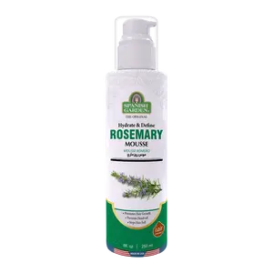 Rosemary Hair Mousse for Hair Growth, Volume Boost & Frizz Control – Lightweight Styling Foam with Natural Botanical Extracts