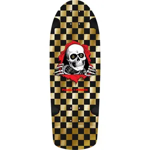 Powell Peralta Skateboard Deck OG Ripper Checker Gold Foil Old School Reissue