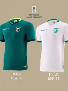 New National Team Green Jersey Men's Soccer Team Jersey High-Quality Fabric V-Neck Short Sleeves S to 5XL