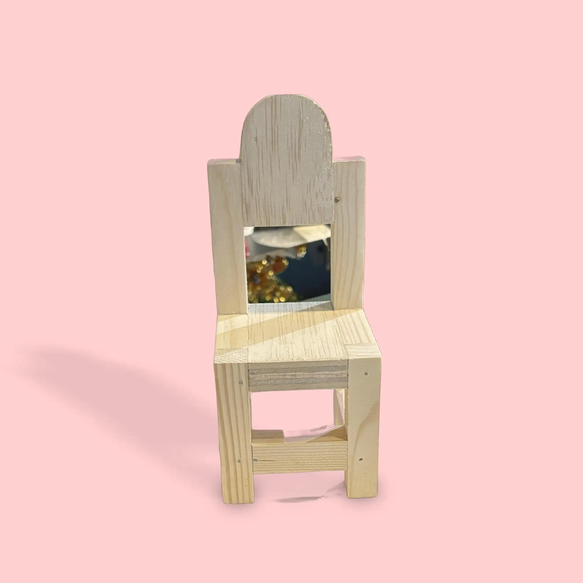 Wooden chair for Ibejis religious decor 9 inch 1 chair