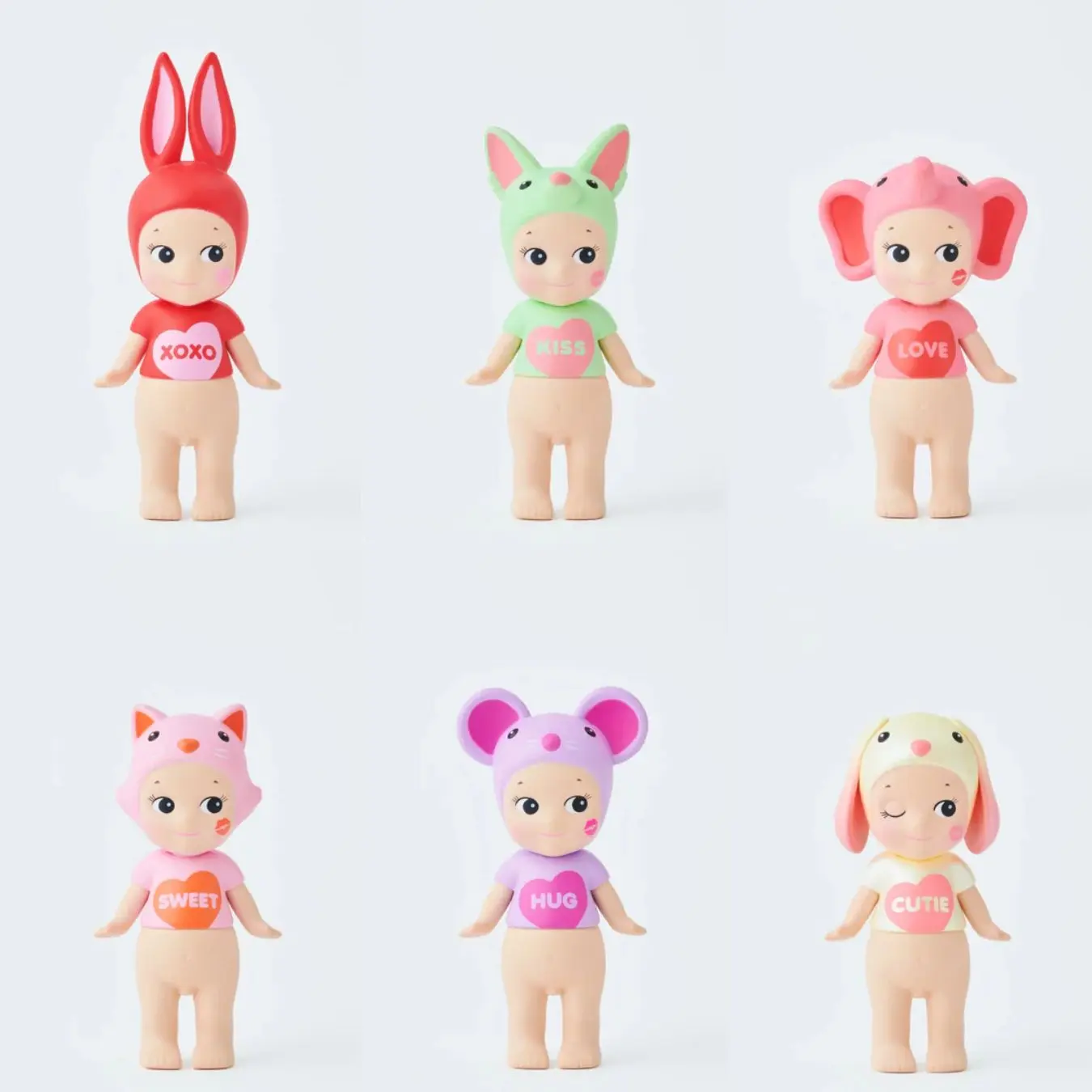 Kiss Kiss Series Blind Box | Collectible Mini Figure | Kawaii Mystery Surprise Gift Keychain - Sonny Angel