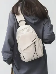 Unisex Fashionable Messenger Bag Waterproof Chest Bag With Large Capacity For Outdoor Sports And Phone Storage