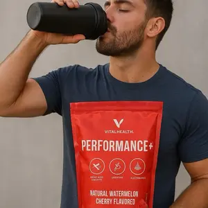 Vital Health Performance Plus Creatine & Electrolyte 14.8 Oz Magnesium Natural Watermelon Cherry Flavor 30 Servings