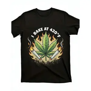 Mens 420 Culture T Shirt Featuring Leaf Smoke and 420 Print Breathable Crewneck Ideal for 420 Events Casual Wear Pharmacy Vibes Iconic Stoner Tee