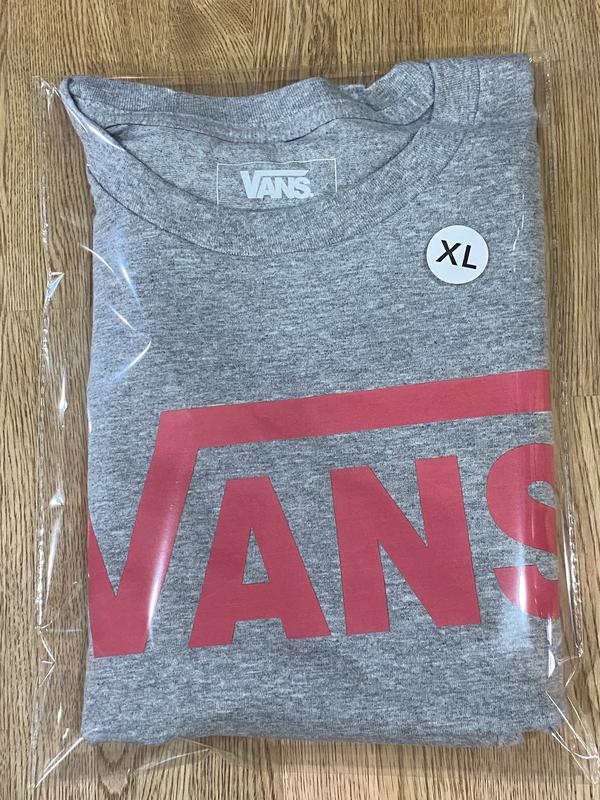 Vans Hot Pink Logo Grey Shirt