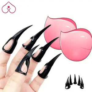 5 Piece Adult Finger Cuff Bear Claws Set, Challenge Toy for Training, Halloween Costume Accessory, Christmas Party Charm, Y2K Fashion Gift, Party Favor