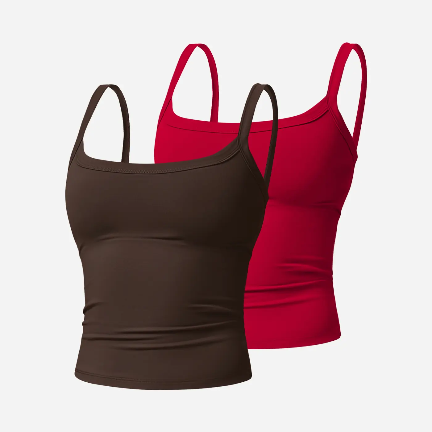 Browm + Red